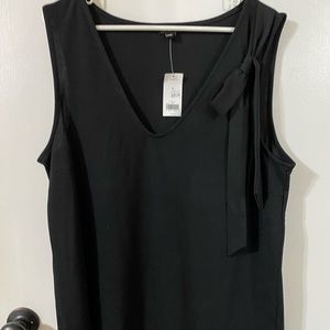 NWT Black Banana Republic Sleeveless Blouse, XL
